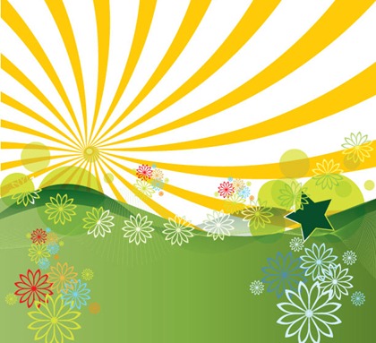 Free-Vector-Summer-Landscape