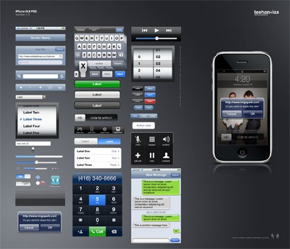 iPhone-GUI-PSD