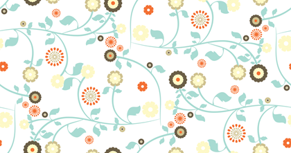 Free Seamless Vector Patterns - Gypsy Garden