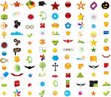 100 Vector Logo Design Elements