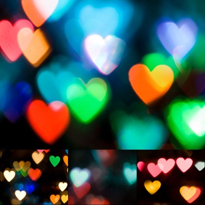 22 Heart Shaped Bokeh Photos