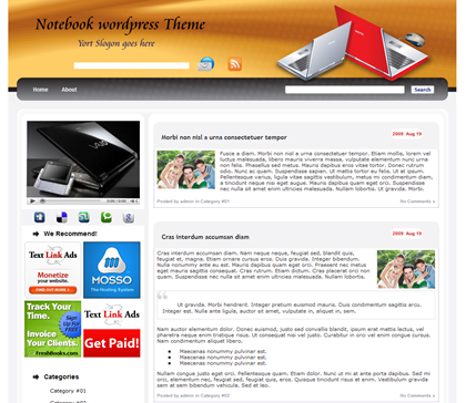 Free WordPress Theme - WP-Notebook