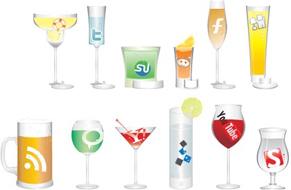 Free Social Icon Set - Cheers