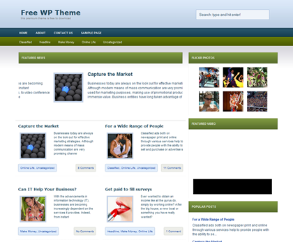 Free WordPress Theme - Esperanza