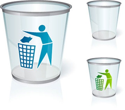 Recycling Trash vector graphic