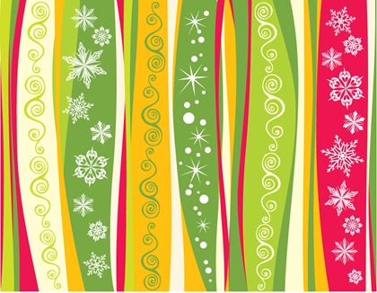 Snowflake Christmas Background Vector Material