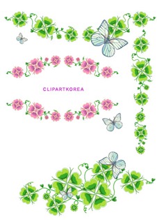 Flowers, fruit and butterfly lace Vector material (9)