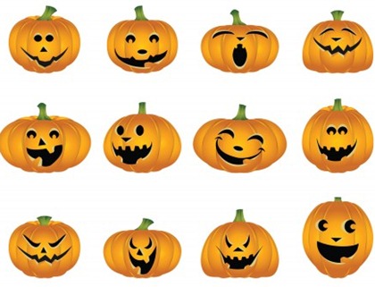 Halloween Vector Pumpkins