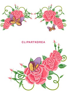 Multi-style lace flowers and butterfly Vector material (10)