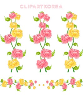 Multi-style lace flowers and butterfly Vector material (3)