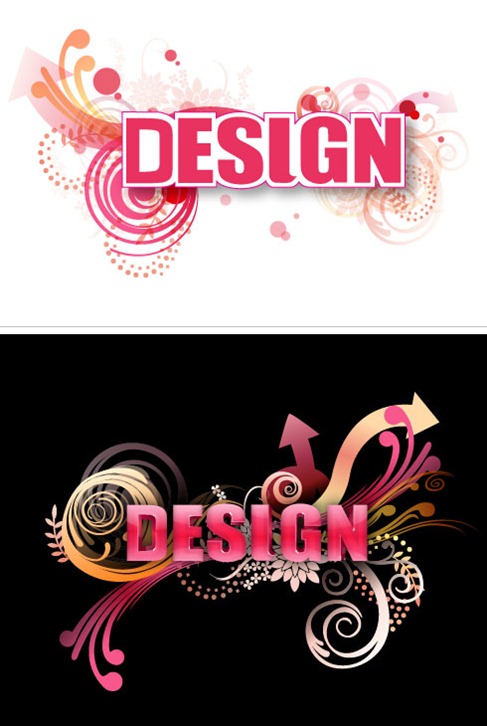 3D Letter Design Vector 2