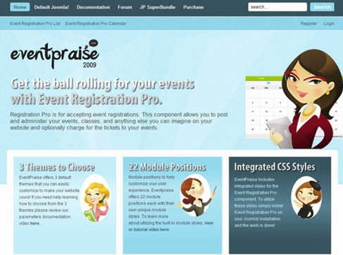 Free Joomla Template - EventPraise