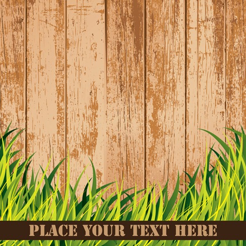 Wood grain background vector material (2)