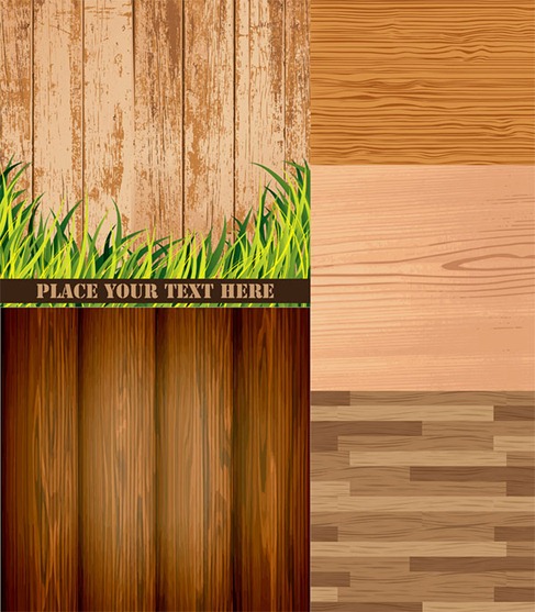 Wood grain background vector material Preview