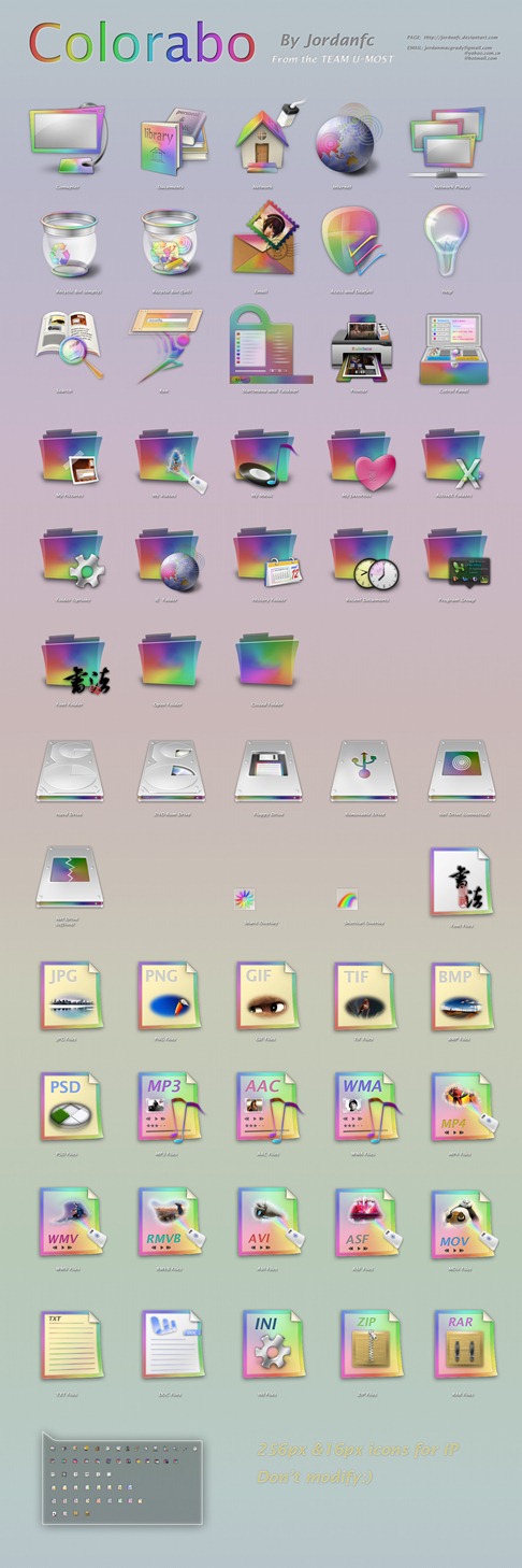 Colorabo PNG Icons Preview