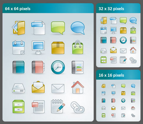 Free Icon Set Shiny Preview