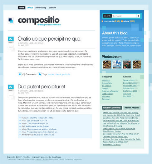 Free WordPress Theme - Compositio