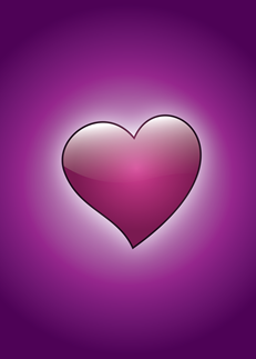 Free Valentine Heart with Rays Vector (4)