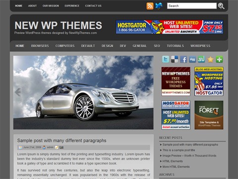 Free WordPress Theme - Roundly Preview