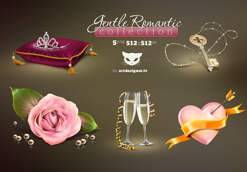 Gentle_Romantic_icons_by_LazyCrazy