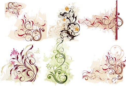 Swirl Flower Vector  Preview