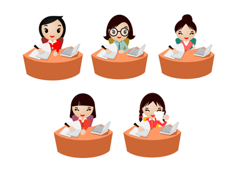 Free Office Women Icons Preview