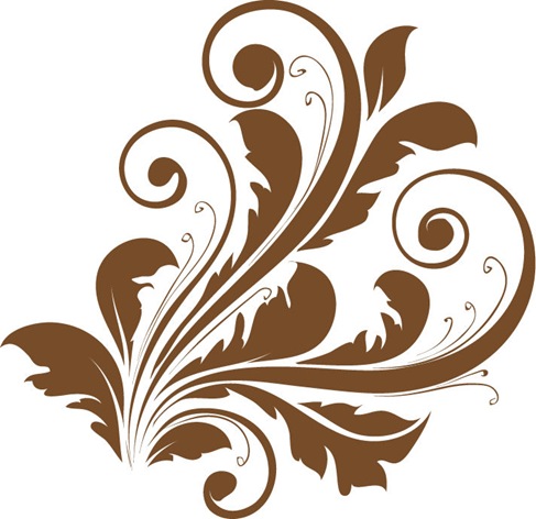 Vector Decorative Floral Design