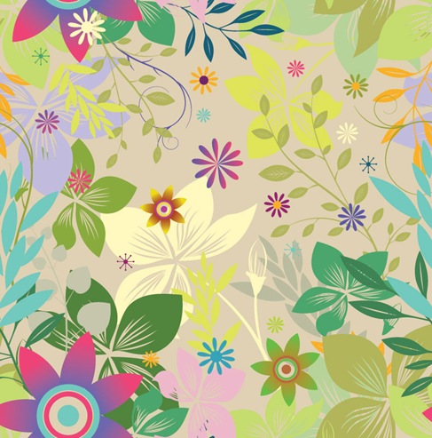 Seamless Floral Vector