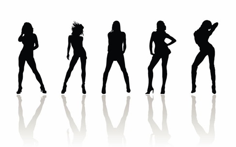 Vector-Beauty-Woman-Silhouettes