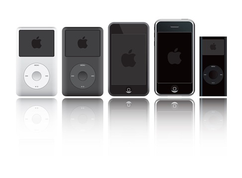 iPod and iPhone Vector