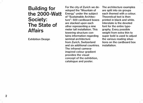 Building for the 2000-Watt Society - The State of Affairs 07