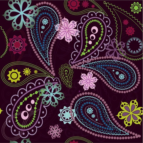 Vintage Flower Seamless Pattern Vector Graphic