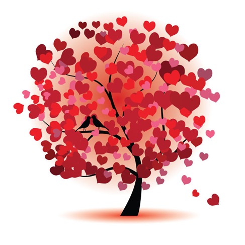 Abstract-Love-Tree-Vector-Graphic