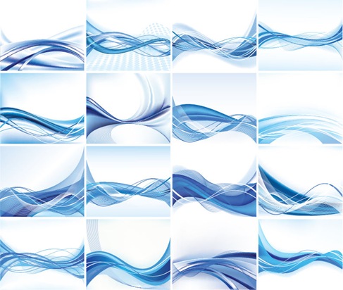 Abstract Vector Background Set