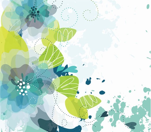 Floral Background Vector Illustration