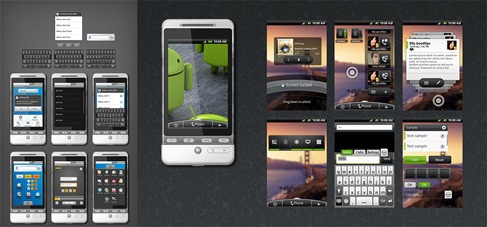 Android GUI Set PSD