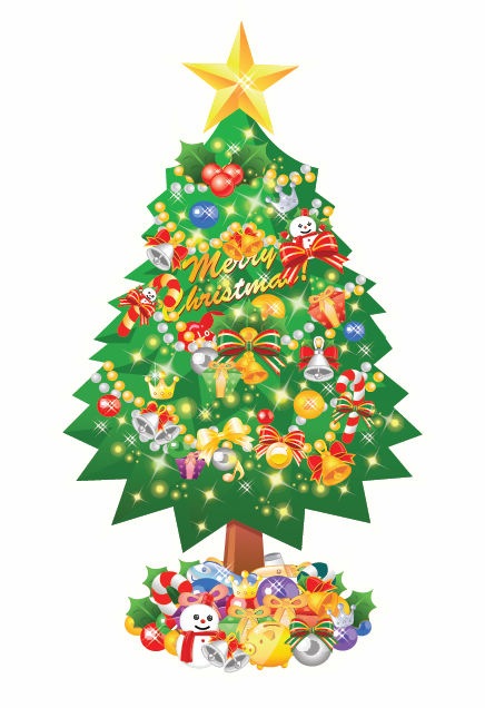 Christmas Tree Vector Illustration