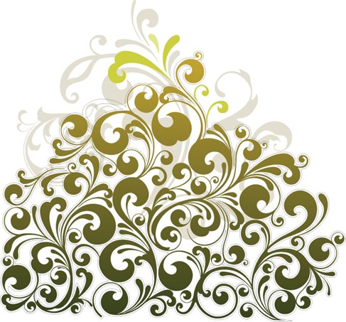 Floral Design Element Vector Art