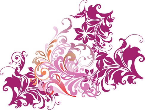 Floral Element Vector Art