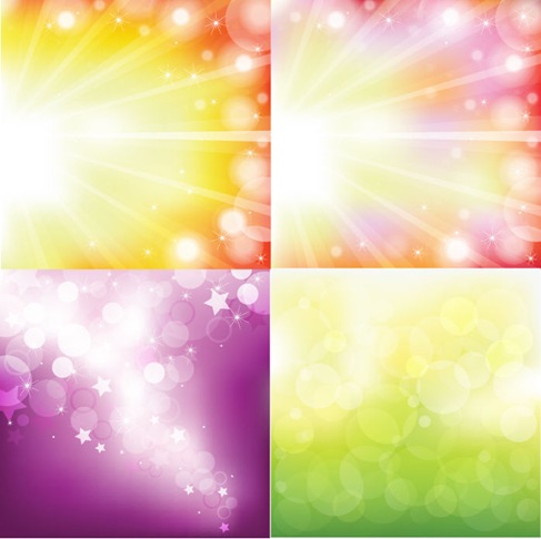 Sunlight with Shiny Vector Illustrations