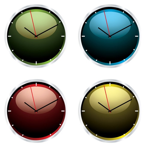 Clock Vector Illustrations