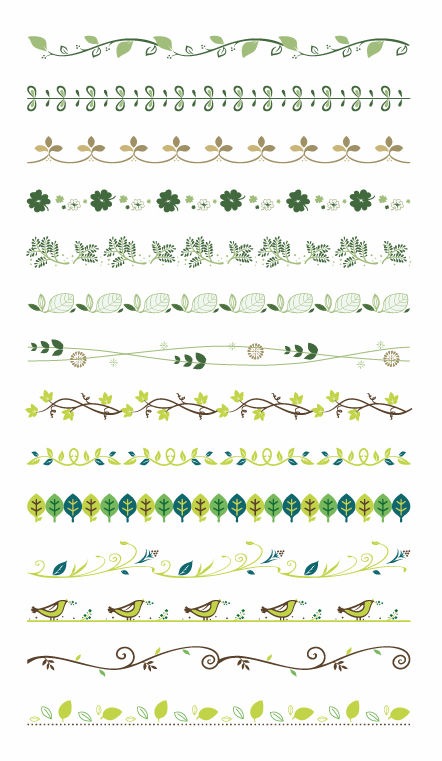 Vector Border Decoration Design Elements