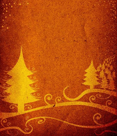 Abstract Glowing Christmas Tree Vector Art Preview