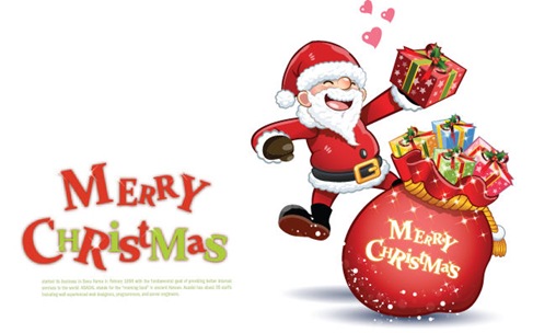 Lovely Santa Claus Vector Graphics 2