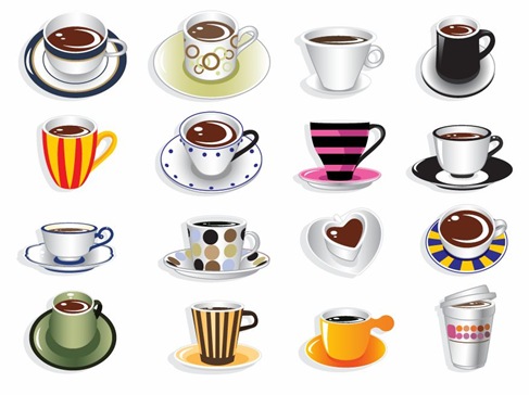 Coffee Cup Vector Set