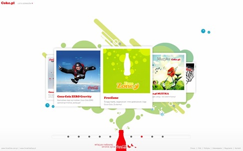 Creative Website Designs for Your Inspiration - coke