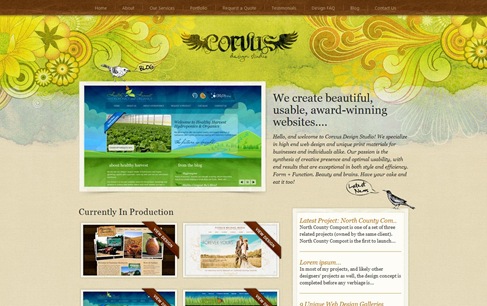 Creative Website Designs for Your Inspiration - corvusart