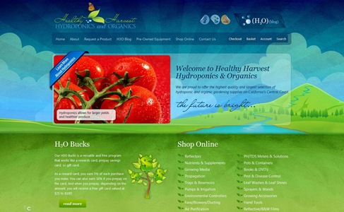 Creative Website Designs for Your Inspiration - healthyharvesthydro