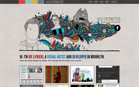 Creative Website Designs for Your Inspiration - hugsformonsters