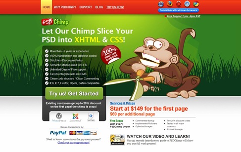 Creative Website Designs for Your Inspiration - psdchimp